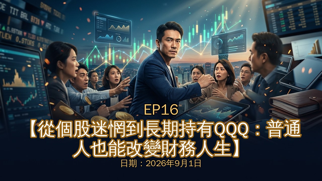 EP16 CLEC James 漫談：從個股迷惘到長期持有QQQ：普通人也能改變財務人生｜2026-09-01